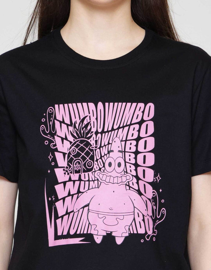 Nevada Reguler Wb Print Spongebob Kaos Wanita