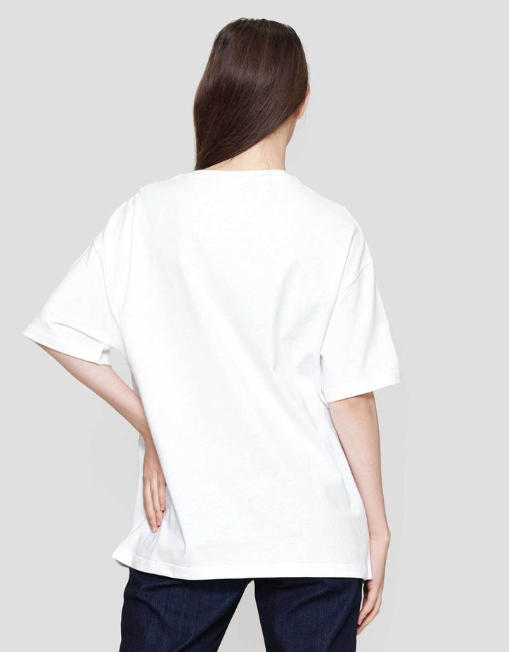 Nevada Oversize Print Spongebob Kaos Wanita