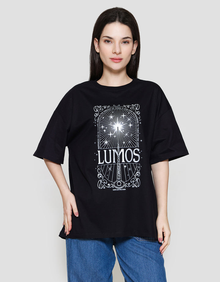 Nevada Print Harry Potter Kaos Oversize Wanita