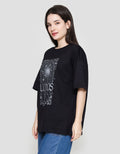 Nevada Print Harry Potter Kaos Oversize Wanita