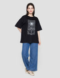 Nevada Print Harry Potter Kaos Oversize Wanita