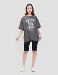 Nevada Wb Print Harry Potter Kaos Oversize Wanita