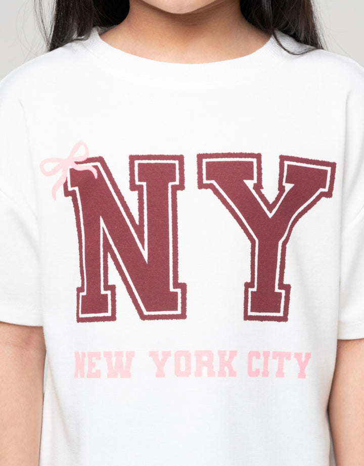 Little M Ny Toppar Kaos Anak Perempuan