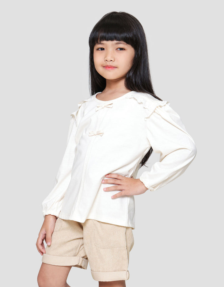 Little M Dk Pita And Lace Kaos Anak Perempuan