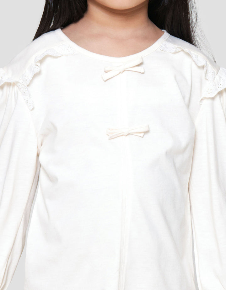 Little M Dk Pita And Lace Kaos Anak Perempuan