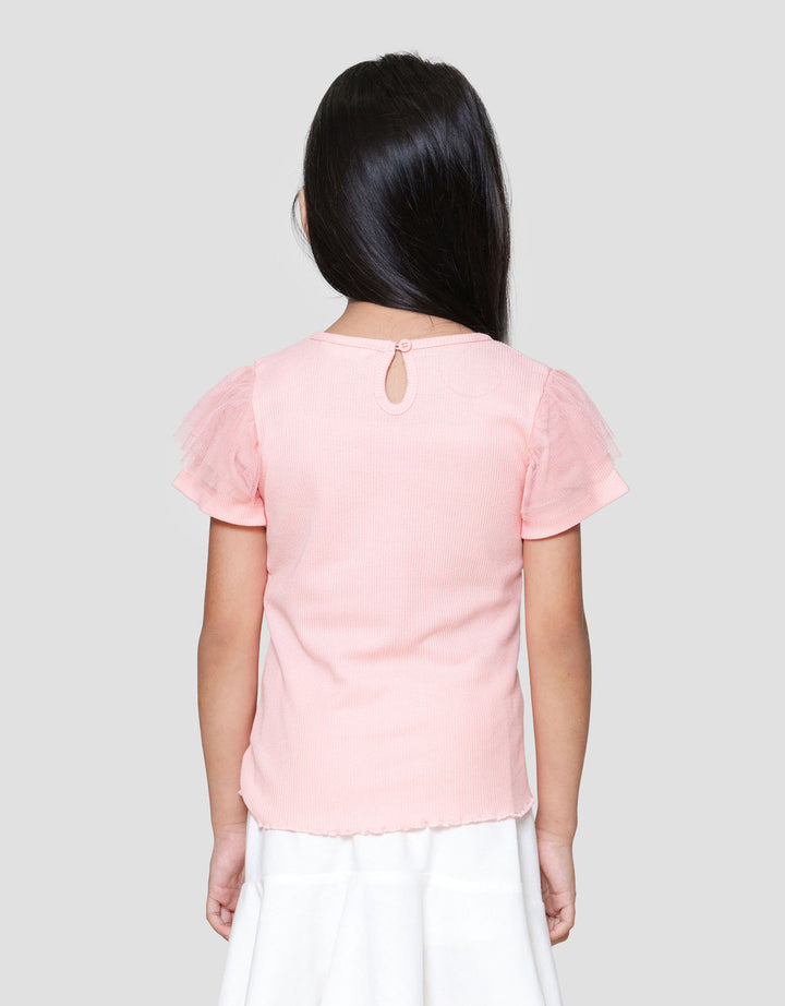 Little M Top Rib With Tile Kaos Anak Perempuan