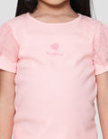 Little M Top Rib With Tile Kaos Anak Perempuan