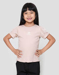 Little M Rib With Tile Kaos Anak Perempuan