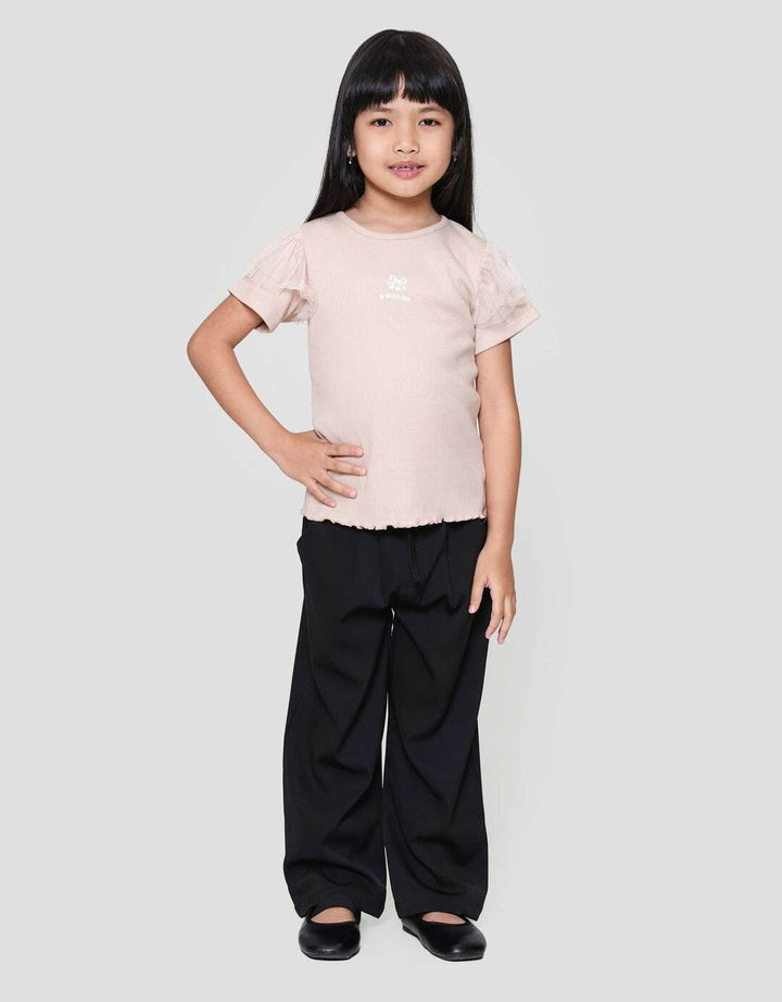 Little M Rib With Tile Kaos Anak Perempuan