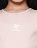 Little M Rib With Tile Kaos Anak Perempuan