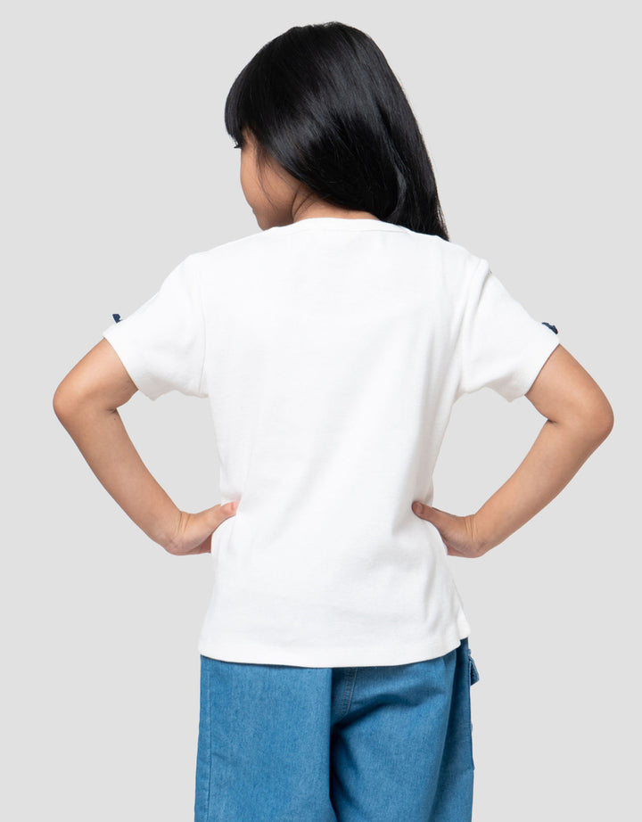 Little M Top Stripe 2 Pita Kaos Anak Perempuan