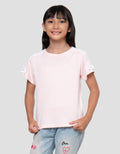 Little M Top Stripe 2 Pita Kaos Anak Perempuan