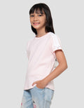 Little M Top Stripe 2 Pita Kaos Anak Perempuan