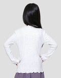 Little M Rib Solid Kaos Anak Perempuan