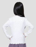 Little M Rib Solid Kaos Anak Perempuan