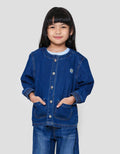 Little M Pocket Jaket Denim Anak Perempuan