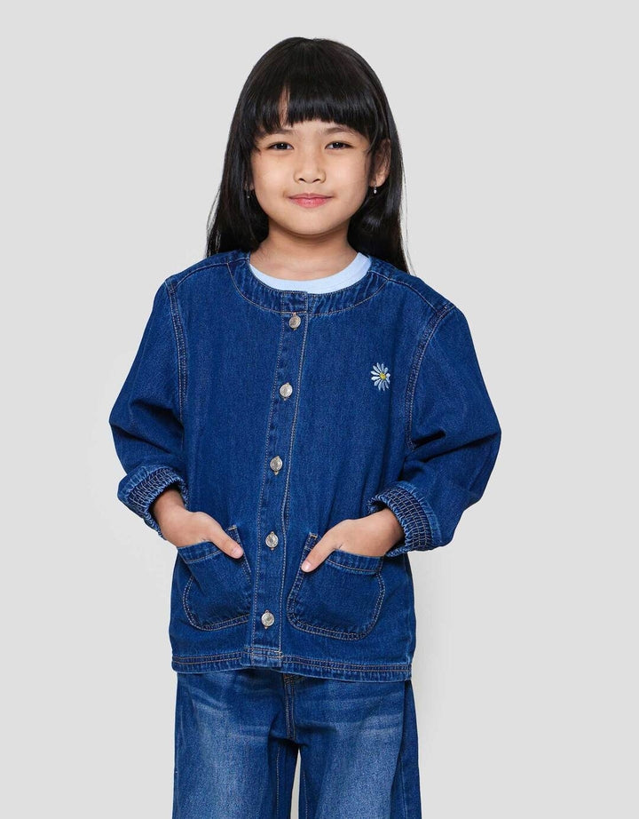 Little M Pocket Jaket Denim Anak Perempuan