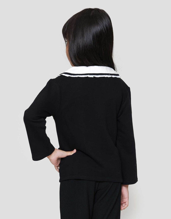 Little M Knit Kerah Round Jaket Anak Perempuan