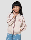 Little M Terry Stripe Jaket Anak Perempuan