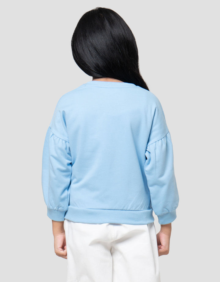 Little M Outerwear Aplikasi Pita Sweater Anak Perempuan