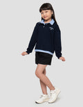 Little M 2In1 Combi Woven Sweater Anak Perempuan