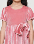 Little M Velvet Dress Anak Perempuan