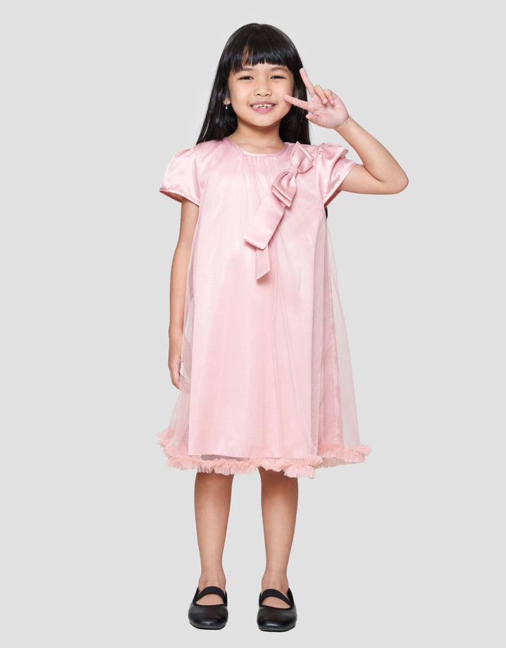 Little M Party Pita Samping Dress Anak Perempuan
