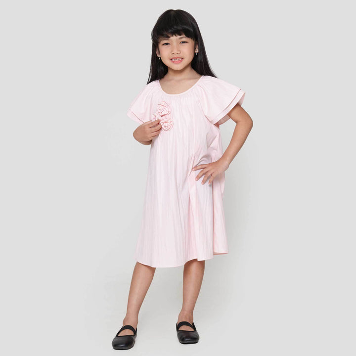 Little M Party A-Line 3 Flower Dress Anak Perempuan