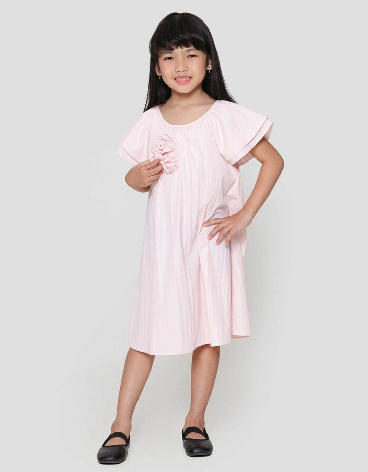 Little M Party A-Line 3 Flower Dress Anak Perempuan