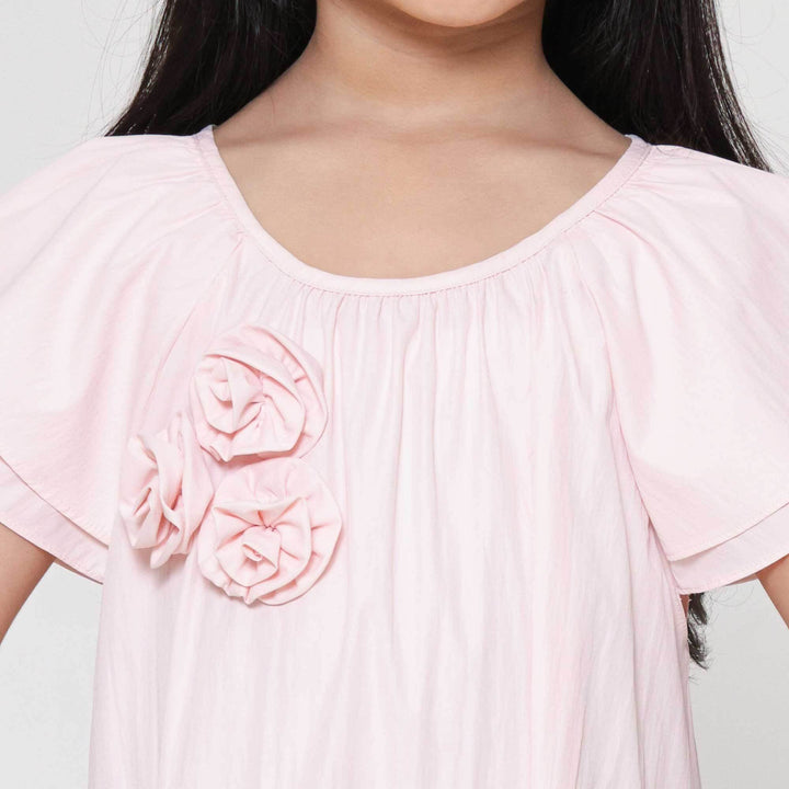 Little M Party A-Line 3 Flower Dress Anak Perempuan