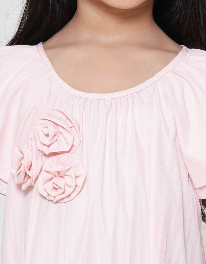 Little M Party A-Line 3 Flower Dress Anak Perempuan