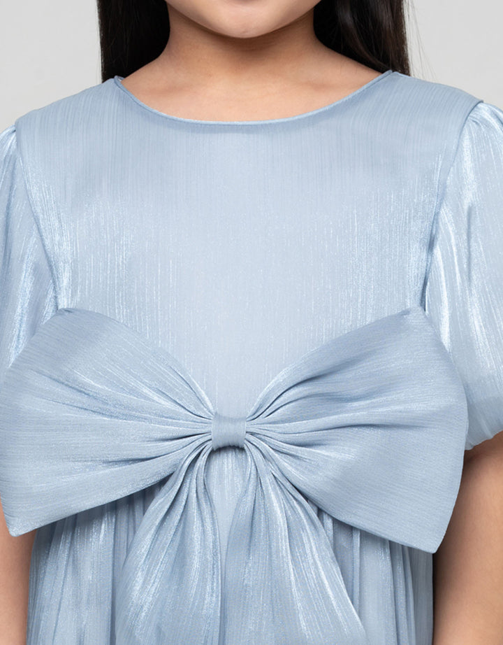 Little M Shimmer Big Bow Dress Anak Perempuan