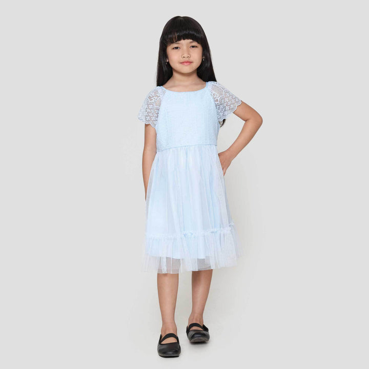 Little M Party Lace Top Dress Anak Perempuan