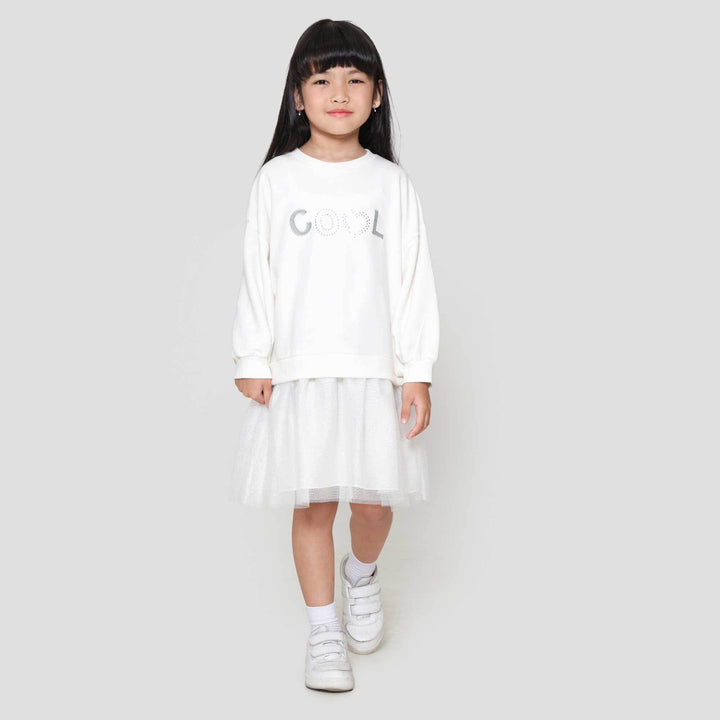 Little M Cool Lurex Dress Anak Perempuan