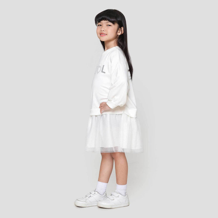 Little M Cool Lurex Dress Anak Perempuan