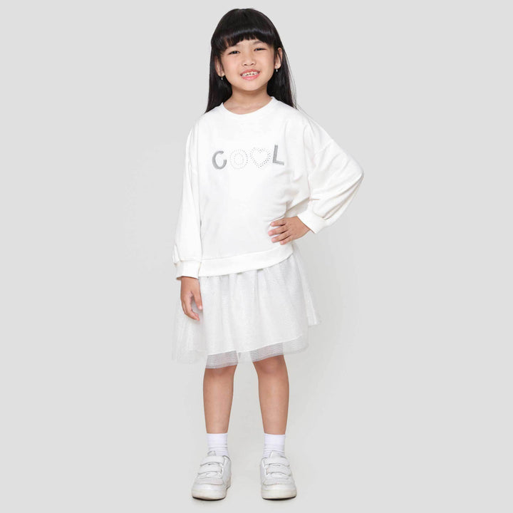 Little M Cool Lurex Dress Anak Perempuan