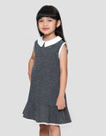 Little M Tweed Kerah Dress Anak Perempuan