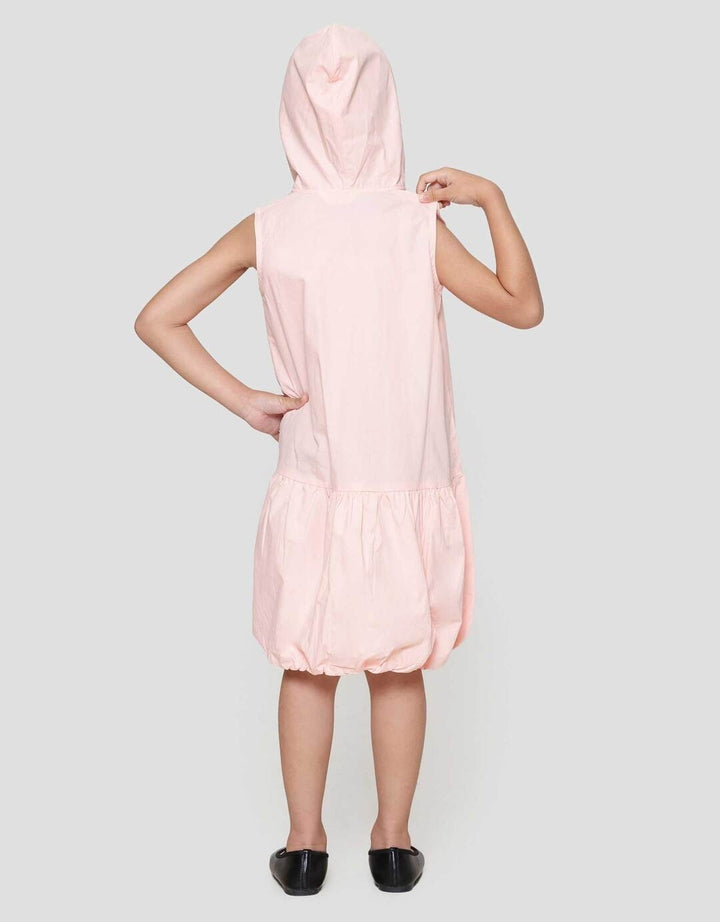 Little M Hoodie Aop Balon Dress Anak Perempuan