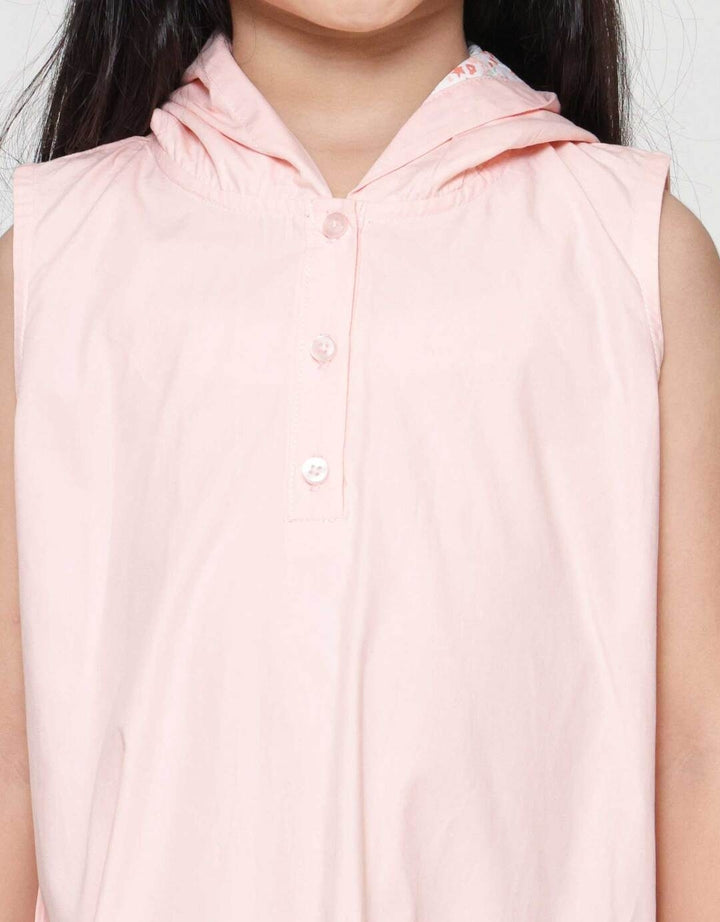 Little M Hoodie Aop Balon Dress Anak Perempuan