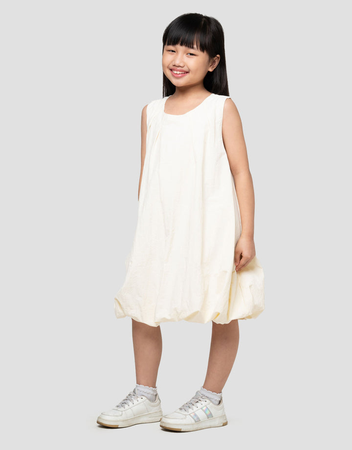 Little M Woven Balon Dress Anak Perempuan