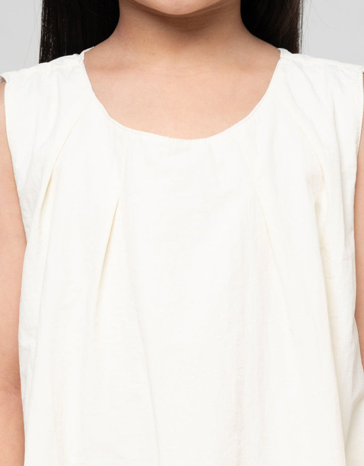 Little M Woven Balon Dress Anak Perempuan