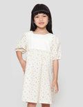 Little M Crochet Aop Flower Dress Anak Perempuan