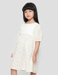 Little M Crochet Aop Flower Dress Anak Perempuan