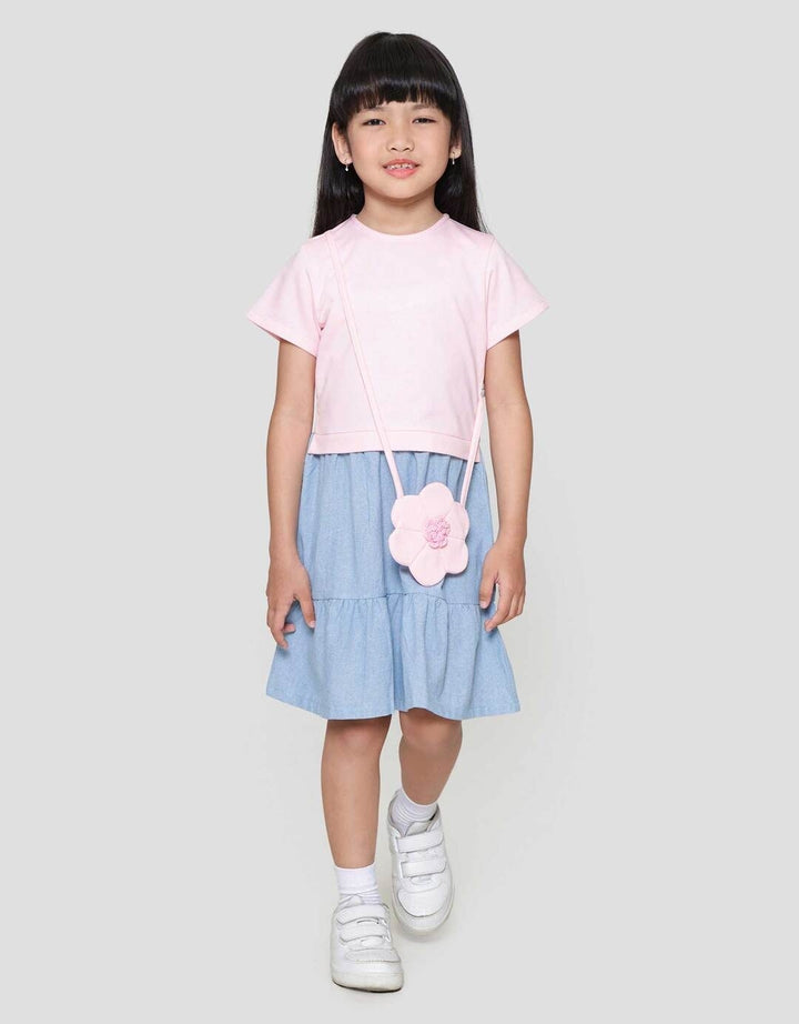 Little M Tas Bunga Dress Anak Perempuan