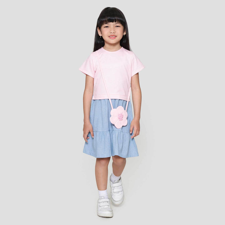 Little M Tas Bunga Dress Anak Perempuan