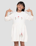 Little M Flower Petal Dress Anak Perempuan