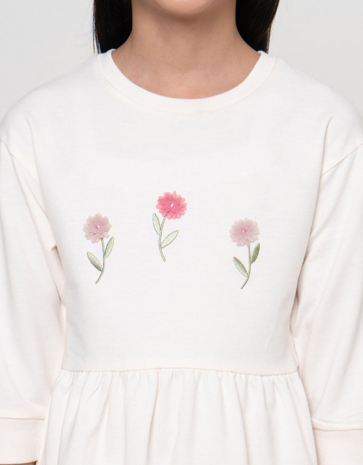 Little M Flower Petal Dress Anak Perempuan