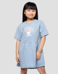 Little M Bears Cheers Dress Anak Perempuan