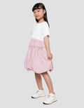 Little M Rib Kombi Balon Midi Dress Anak Perempuan