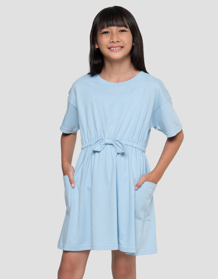 Little M With Pocket Dress Anak Perempuan